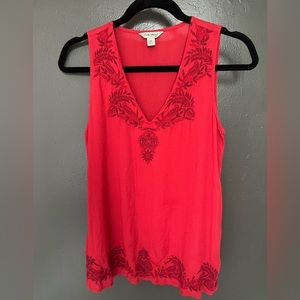 Lucky Brand Sleeveless Top - Red
